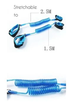 Veiligheidstuigje Voor Kinderen V2 - Polsbandje - 2,5 Meter - Blue Special Edition For The Little Him - One Size - 360° Rotatie -Aanbiedingen BIBS Winkel 817x1200 13