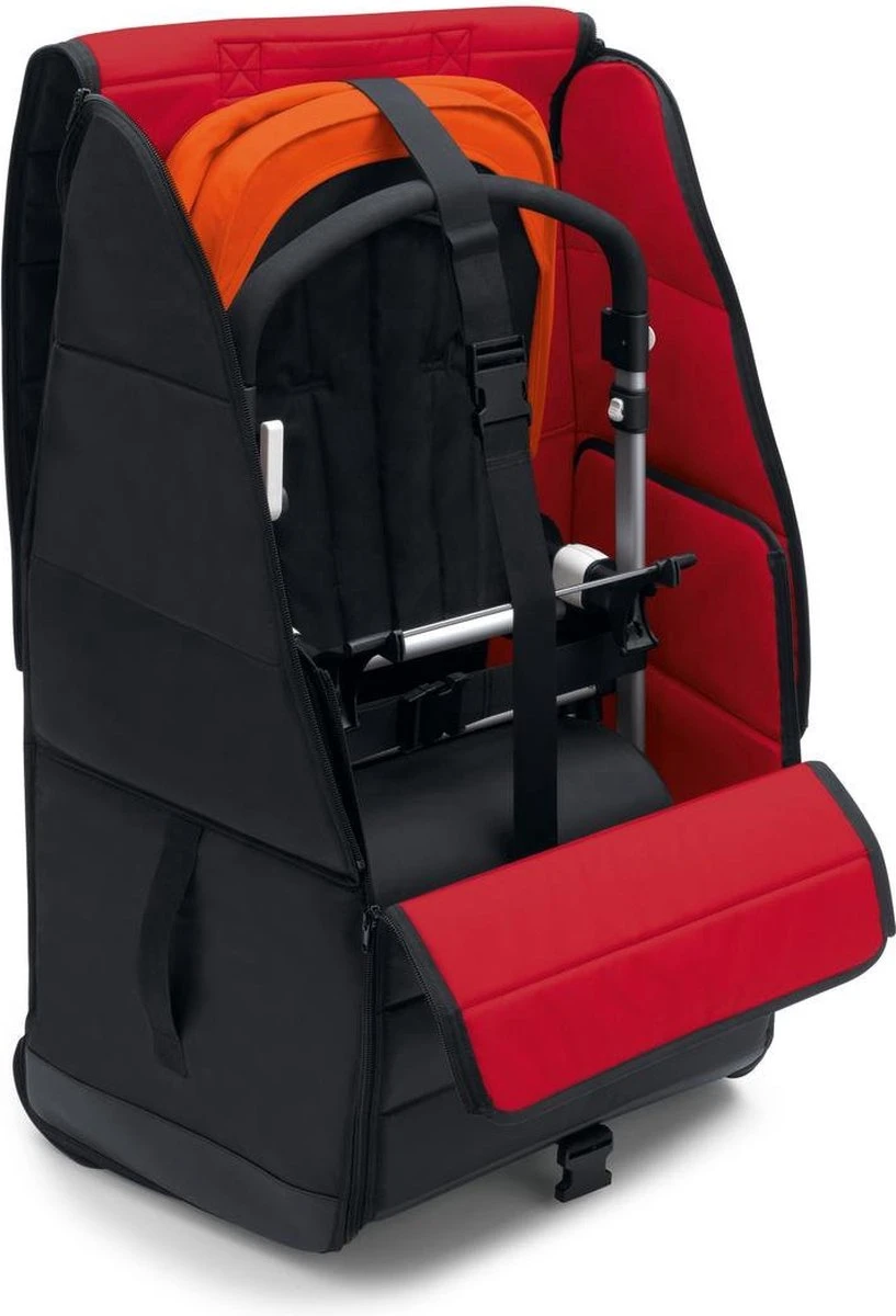 Bugaboo Comfort Transporttas - Zwart / Rood 13 Bugaboo Comfort Transporttas - Zwart / Rood - Afbeelding 13