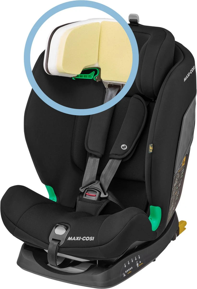 Maxi-Cosi Titan I-Size Autostoeltje - Basic Black 4 Maxi-Cosi Titan I-Size Autostoeltje - Basic Black - Afbeelding 4
