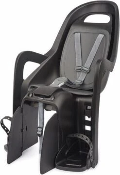 Polisport Groovy CFS Fietsstoeltje Achter - Zwart/Grijs