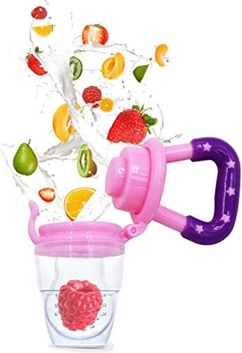 Baby Fruitspeen Maat M - 4 - 12 Maanden - Roze 2 Baby Fruitspeen Maat M - 4 - 12 Maanden - Roze - Afbeelding 2