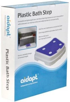 Aidapt Opstapje Bad - Wit/blauw Kunststof -Aanbiedingen BIBS Winkel 823x1200 3