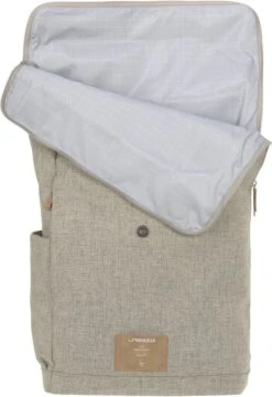 LÄSSIG Luiertas Rolltop Backpack Rugzak Incl Verschoningsmatje Choco Mélange Limited Edition -Aanbiedingen BIBS Winkel 824x1200 8