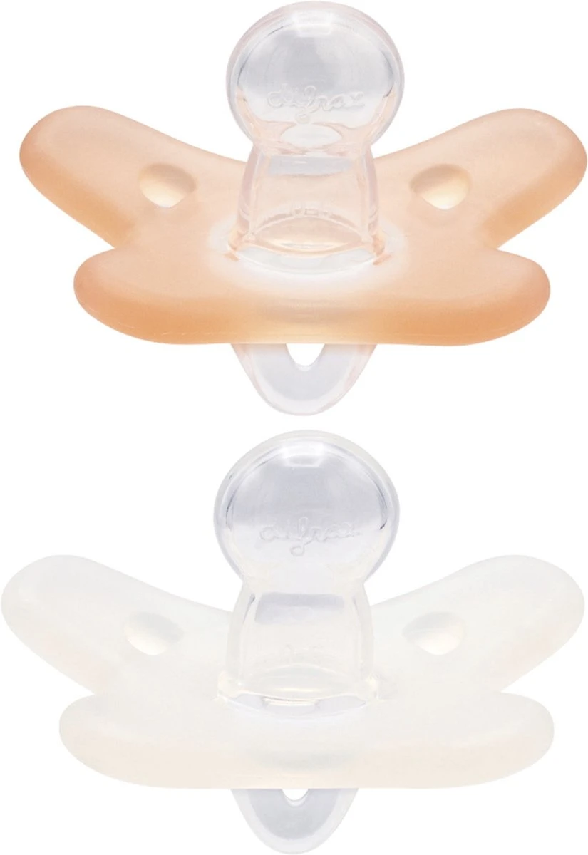 Difrax Natural 0-6 Mnd Siliconen Blossom/Wit Fopspeen 2 Stuks 120-SI123B03 3 Difrax Natural 0-6 Mnd Siliconen Blossom/Wit Fopspeen 2 Stuks 120-SI123B03 - Afbeelding 3
