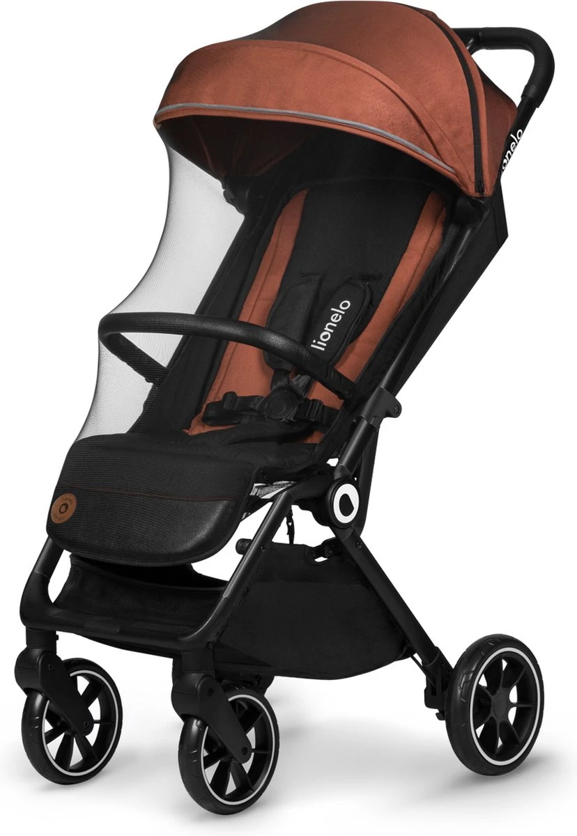 Lionelo Buggy Cloe - Kinderwagen Premium + - Tot 22 Kg - Verstelbare Rugleuning - 5-punts Veiligheidsgordels - Grote Zwenkwielen - Klamboe - Bekerhouder - Lichtgewicht - Compact - Waterdicht 6 Lionelo Buggy Cloe - Kinderwagen Premium + - Tot 22 Kg - Verstelbare Rugleuning - 5-punts Veiligheidsgordels - Grote Zwenkwielen - Klamboe - Bekerhouder - Lichtgewicht - Compact - Waterdicht - Afbeelding 6