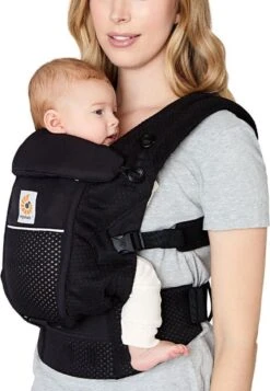 Ergobaby Draagzak Adapt - Soft Flex Mesh - Onyx Black -Aanbiedingen BIBS Winkel 831x1200 15