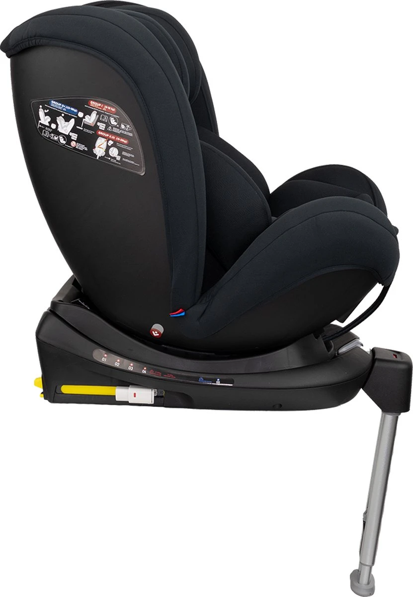 Autostoel Novi Baby® David Premium 0-1-2-3 Isofix 360° Rotation All Black 6 Autostoel Novi Baby® David Premium 0-1-2-3 Isofix 360° Rotation All Black - Afbeelding 6
