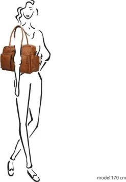 Kidzroom Vision Of Love Luiertas - Bruin - Verschoonmatje - Versteldbare Schouderband -Aanbiedingen BIBS Winkel 832x1200 3