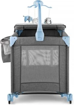 Kinderkraft Joy Luxe - Campingbed Met Schommelfunctie Blauw -Aanbiedingen BIBS Winkel 845x1200 18