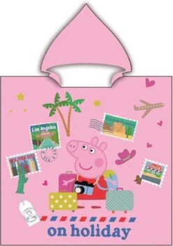 Peppa Pig Poncho Met Capuchon