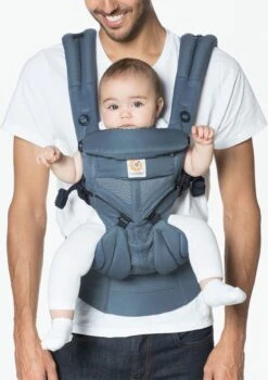 Ergobaby Omni 360 Cool Air Mesh Baby Draagzak - Oxford Blue -Aanbiedingen BIBS Winkel 846x1200 15