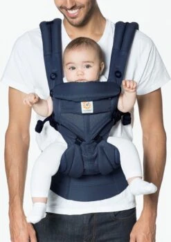 Ergobaby Omni 360 Cool Air Mesh Draagzak Baby - Midnight Blue -Aanbiedingen BIBS Winkel 846x1200 16