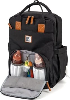 Brisby Slijtvaste Luiertas – Verzorgingstas – Met Buggymontage - Zwart -Aanbiedingen BIBS Winkel 848x1200 9