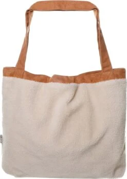 Mozz Mom Bag Teddy Suede Beige -Aanbiedingen BIBS Winkel 850x1200 16