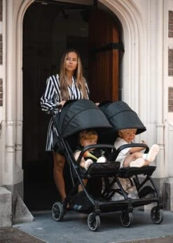 Deryan Luxe Rolo X2 Dubbele Buggy - Duo Buggy - Zwart 17 Deryan Luxe Rolo X2 Dubbele Buggy - Duo Buggy - Zwart -Aanbiedingen BIBS Winkel 853x1200 7