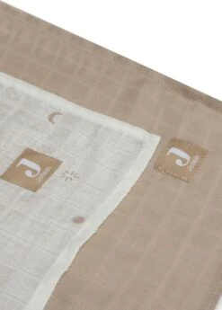 Jollein Hydrofiele Doek Large 115x115cm Stargaze - Biscuit - 2 Stuks -Aanbiedingen BIBS Winkel 858x1200