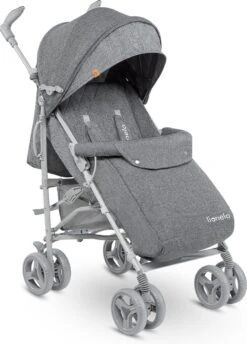 Lionelo Irma - Buggy - Wandelwagen- Lichte 7kg - Tot 15 Kg - Geveerde Wielen - 360° - Tot 5 Jaar - Opbergmand - Verstelbare Handgreep - Snel Inklapsysteem - Compact Formaat -Aanbiedingen BIBS Winkel 861x1200 6