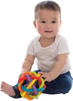 Playgro Buigbare Bendy Ball - Grijp- En Bijtspeelgoed - Incl Rammelaar - Activiteitenbal -Aanbiedingen BIBS Winkel 866x1200 5