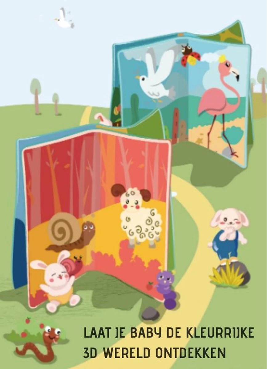 Tumama® Knisperboekje Baby Eerste Jaar “Dieren Vleugels“ Voelboekje - Sinterklaas Kerst Cadeau - Educatief Voel Knisper Boek Speelgoed 2 Tumama® Knisperboekje Baby Eerste Jaar “Dieren Vleugels“ Voelboekje - Sinterklaas Kerst Cadeau - Educatief Voel Knisper Boek Speelgoed - Afbeelding 2