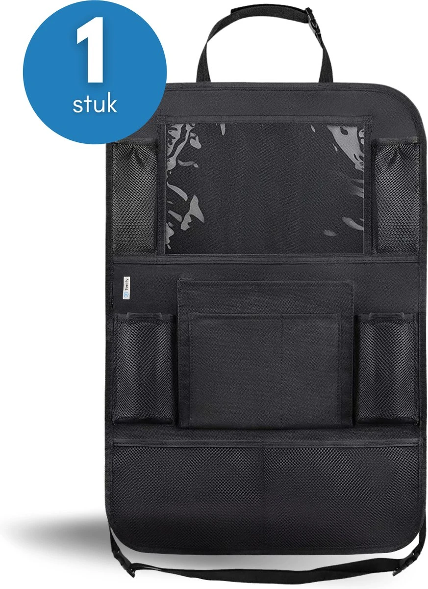Tenify Premium Luxe & Stevige Auto Organizer Met Tablet Houder - 1 Stuk - Extra Opbergruimte - Beschermer - Autostoel – Accessories 1 Tenify Premium Luxe & Stevige Auto Organizer Met Tablet Houder - 1 Stuk - Extra Opbergruimte - Beschermer - Autostoel – Accessories