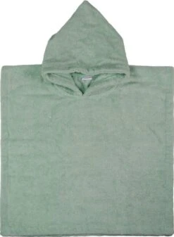 MamaLoes Badstof Stone Green Baby Poncho ML5287