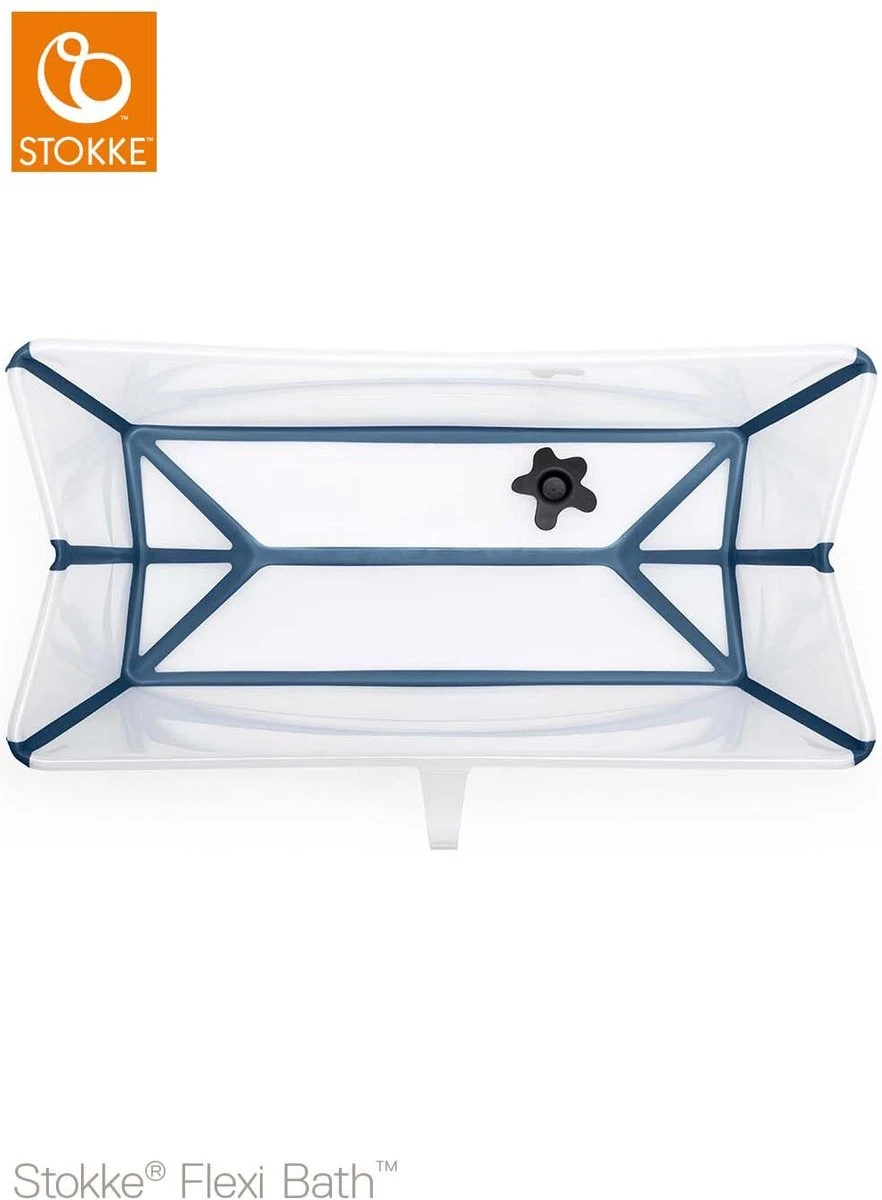 Stokke® Flexi Bath® Transparent Blue 2 Stokke® Flexi Bath® Transparent Blue - Afbeelding 2