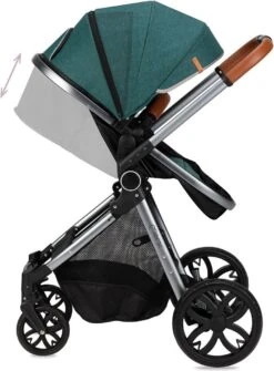 MoMi Kinderwagen - Compacte 2 In 1 Combiwagen - Limuru - Groen (geschikt Van 0-3 Jaar) -Aanbiedingen BIBS Winkel 884x1200 14
