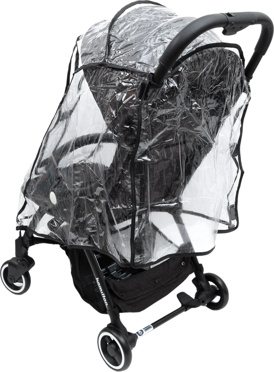 Hamilton By Yoop Buggy Regenhoes - Waterdicht Winddicht En Stofdicht Regenscherm Met Klittenbandsluiting - Transparant Weerschild Kinderwagen 5 Hamilton By Yoop Buggy Regenhoes - Waterdicht Winddicht En Stofdicht Regenscherm Met Klittenbandsluiting - Transparant Weerschild Kinderwagen - Afbeelding 5
