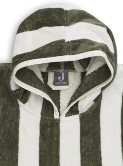 Jollein Badponcho Stripe Terry - Leaf Green - GOTS -Aanbiedingen BIBS Winkel 891x1200 5