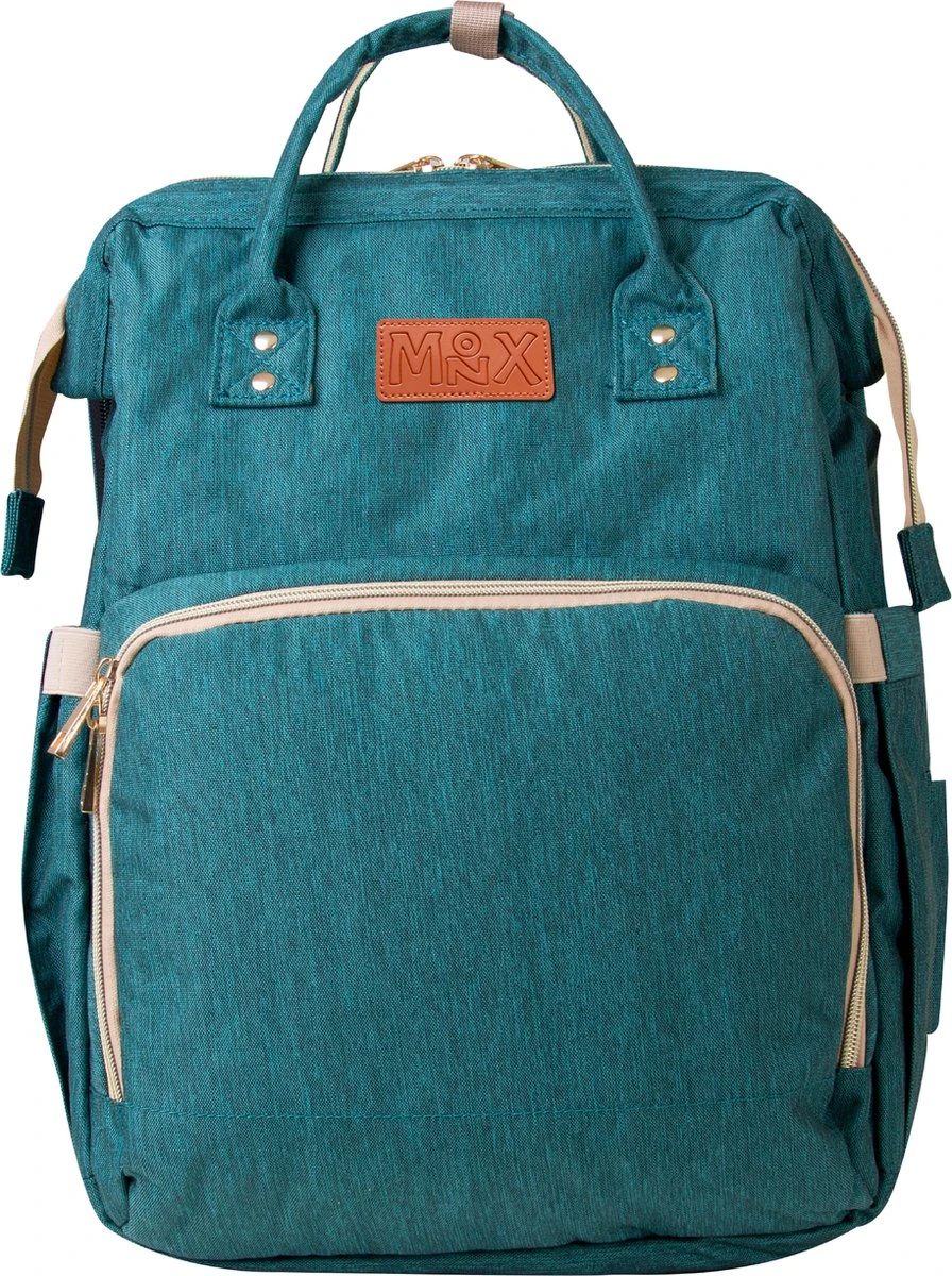 Luiertas Rugzak - Monx Luiertas Verzorgingstas Met Uitklapbaar Babybedje - Overzichtelijke Luierrugzak Extra Buggy En Kinderwagen Haken Inclusief Geïsoleerde Flessenhouder - Groen 1 Luiertas Rugzak - Monx Luiertas Verzorgingstas Met Uitklapbaar Babybedje - Overzichtelijke Luierrugzak Extra Buggy En Kinderwagen Haken Inclusief Geïsoleerde Flessenhouder - Groen