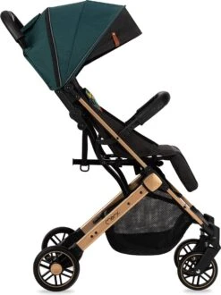 MoMi Wandelwagen - Compacte Lichtgewicht Buggy - Estelle - Green-Gold (geschikt Van 6mnd - 15kg) -Aanbiedingen BIBS Winkel 898x1200 19
