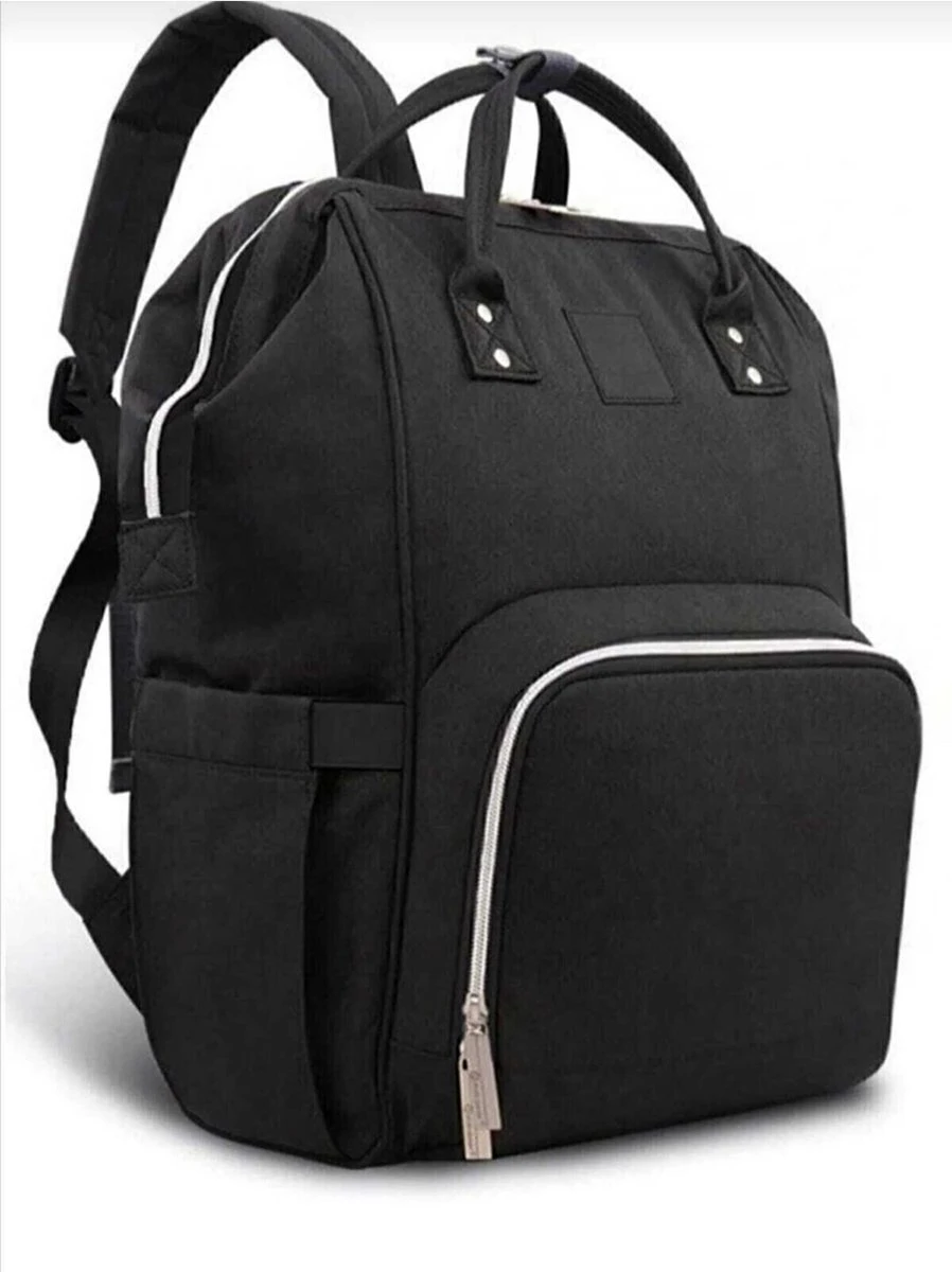 Luiertas Rugzak - Zwart - Inclusief Flessenwarmhouder - Kinderwagenhaken En Isoleervak 5 Luiertas Rugzak - Zwart - Inclusief Flessenwarmhouder - Kinderwagenhaken En Isoleervak - Afbeelding 5