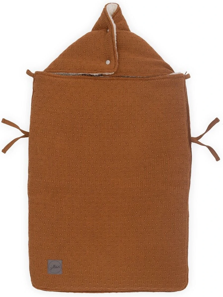Jollein Voetenzak Voor Autostoel & Kinderwagen - Bliss Knit - Caramel 18 Jollein Voetenzak Voor Autostoel & Kinderwagen - Bliss Knit - Caramel - Afbeelding 18