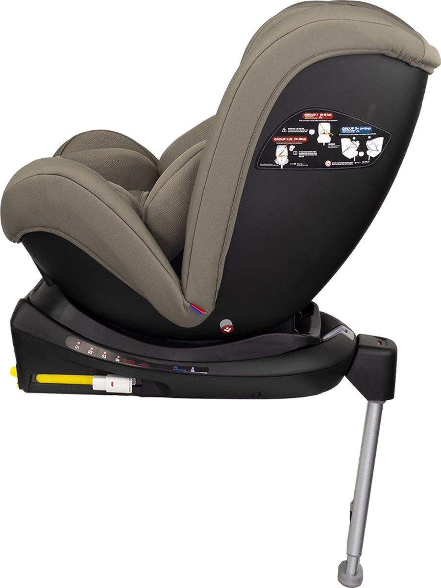 Autostoel Novi Baby® David Premium 0-1-2-3 Isofix 360° Rotation Dark Taupe 1 Autostoel Novi Baby® David Premium 0-1-2-3 Isofix 360° Rotation Dark Taupe