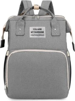 Faseras Multifunctionele Luiertas - Incl. Babybed & Verschoningsmatje - Isolatie - Met USB - 3-in-1 Verzorgingstas - Grijs -Aanbiedingen BIBS Winkel 900x1200 24