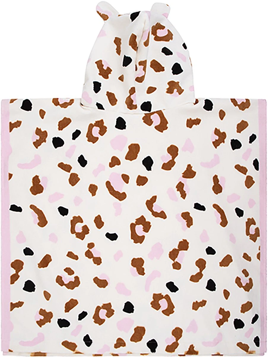 Swim Essentials - Strandponcho Offwhite Panterprint - Poncho's 6 Swim Essentials - Strandponcho Offwhite Panterprint - Poncho's - Afbeelding 6