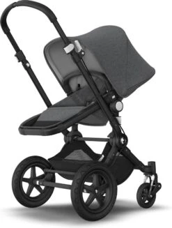Bugaboo Cameleon 3 Plus Kinderwagen Met Stoel En Wieg - Zwart / Gemȇleerd Grijs -Aanbiedingen BIBS Winkel 906x1200 16