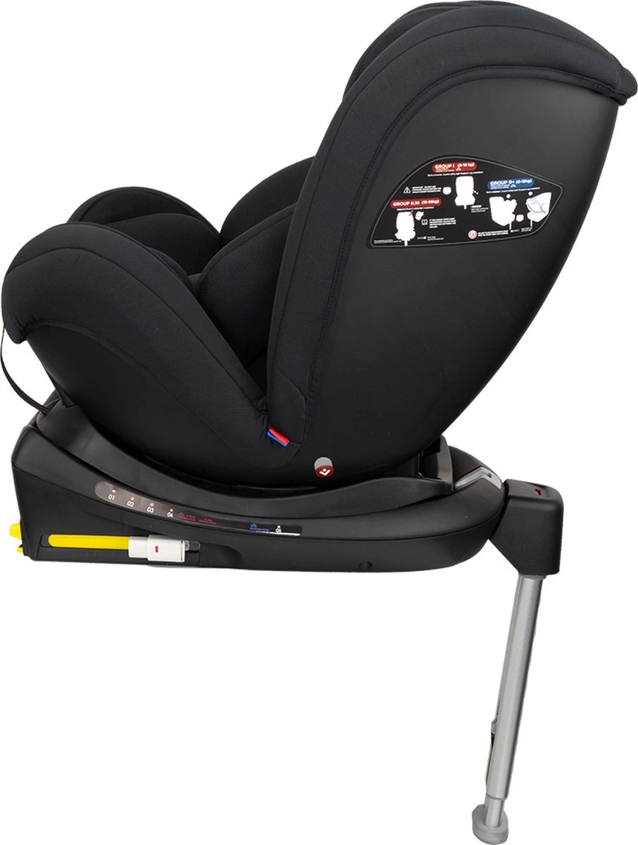 Autostoel Novi Baby® David Premium 0-1-2-3 Isofix 360° Rotation All Black 7 Autostoel Novi Baby® David Premium 0-1-2-3 Isofix 360° Rotation All Black - Afbeelding 7