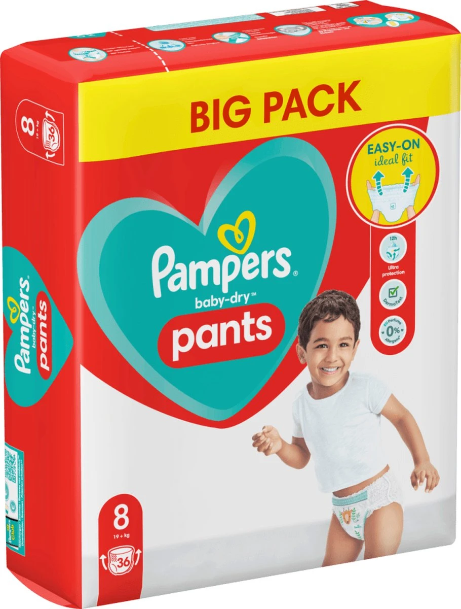 Pampers® Pampers - Baby Dry Pants - Maat 8 - Mega Pack - 36 Luierbroekjes 13 Pampers® Pampers - Baby Dry Pants - Maat 8 - Mega Pack - 36 Luierbroekjes - Afbeelding 13