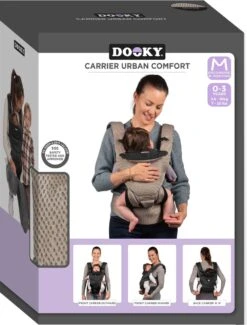 Dooky Ergonomische Draagzak Urban Comfort Beige Desert -Aanbiedingen BIBS Winkel 911x1200 17