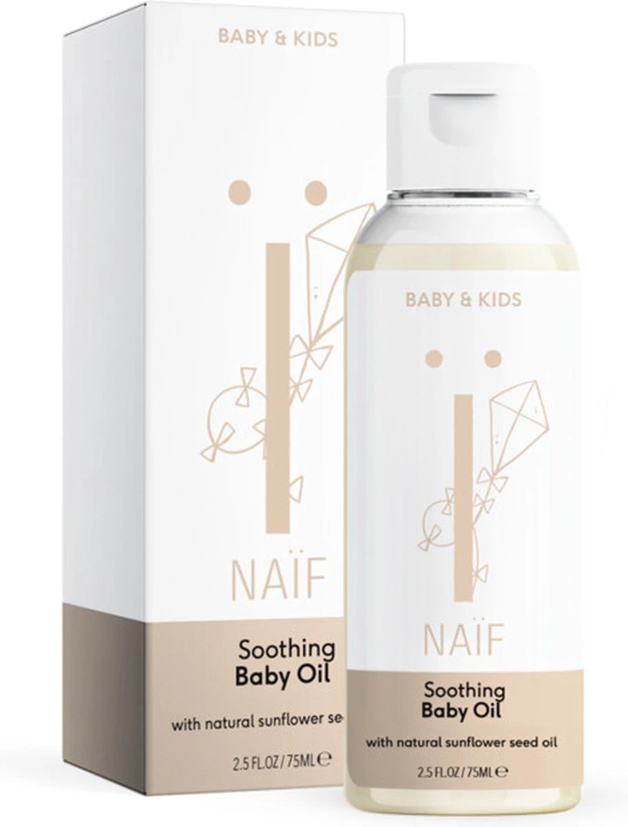 Naïf Verzachtende Babyolie - Baby En Kind - 100ml - Met Natuurlijke Ingrediënten 1 Naïf Verzachtende Babyolie - Baby En Kind - 100ml - Met Natuurlijke Ingrediënten