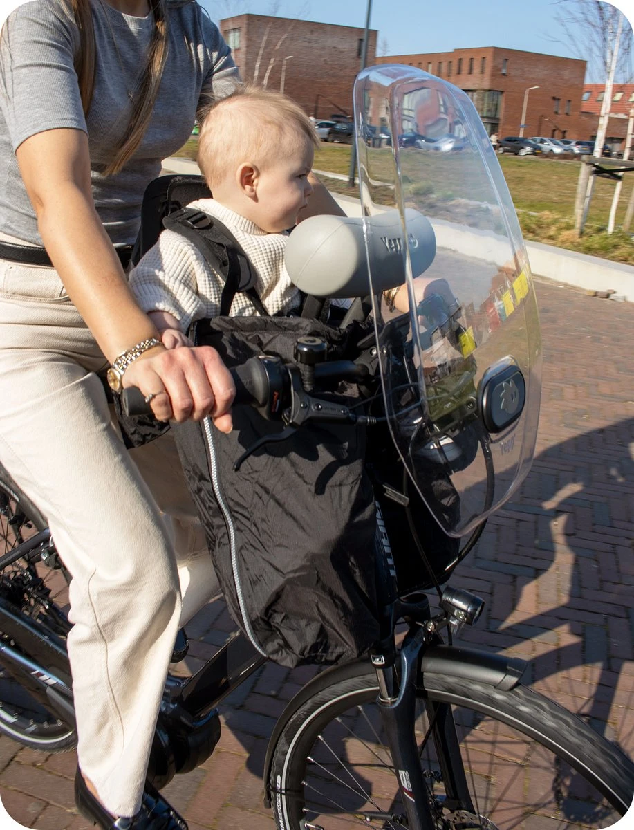 Deryan Bike-a-way Fietsstoeltje Voor - Fiets Regenhoes - Warme Jas En Windbreaker + Regenponcho - Bobike & Yepp 10 Deryan Bike-a-way Fietsstoeltje Voor - Fiets Regenhoes - Warme Jas En Windbreaker + Regenponcho - Bobike & Yepp - Afbeelding 10