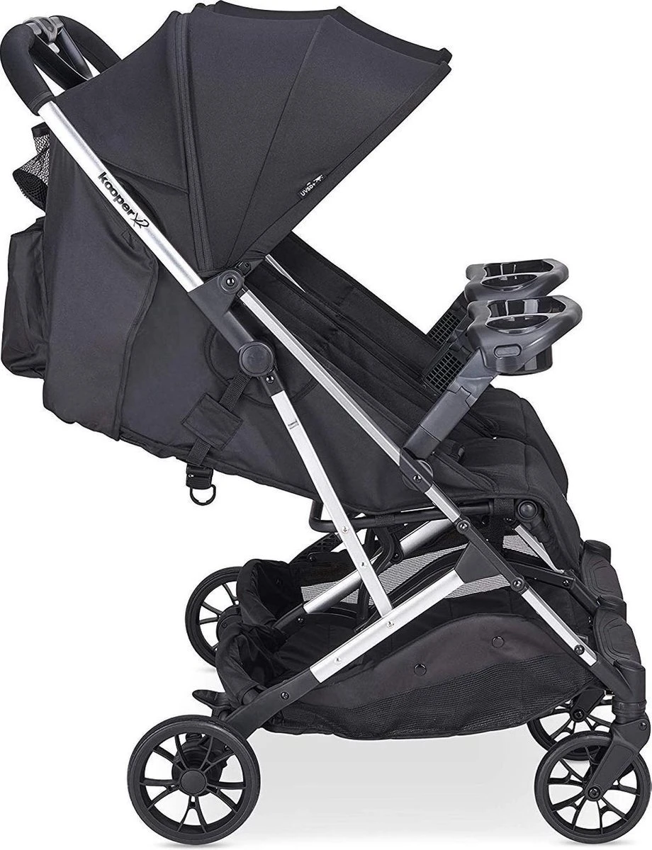 Joovy Kooper X2 Dubbele Buggy - Black - Duo Buggy 3 Joovy Kooper X2 Dubbele Buggy - Black - Duo Buggy - Afbeelding 3