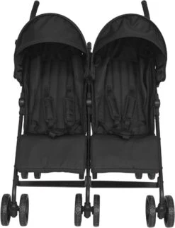 Prénatal Duo Buggy - Tweeling Buggy Inclusief Regenhoes - Verstelbare Kinderwagen - Inklapbare Wandelwagen - Plooibuggy - Zwart -Aanbiedingen BIBS Winkel 920x1200 7