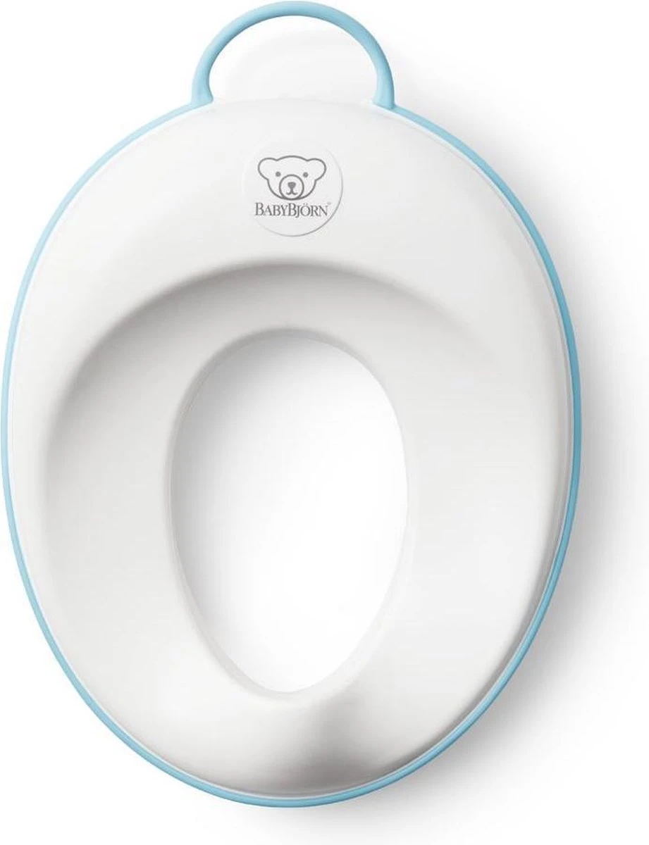 BabyBjörn WC-verkleiner - Wit-Turquoise 1 BabyBjörn WC-verkleiner - Wit-Turquoise