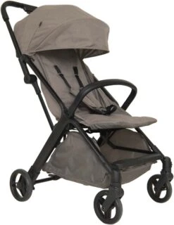 Prénatal Compact Buggy - Traploos Verstelbare Rugleuning - Inklapbaar Met 1 Hand - Plooibuggy - Taupe -Aanbiedingen BIBS Winkel 925x1200 6