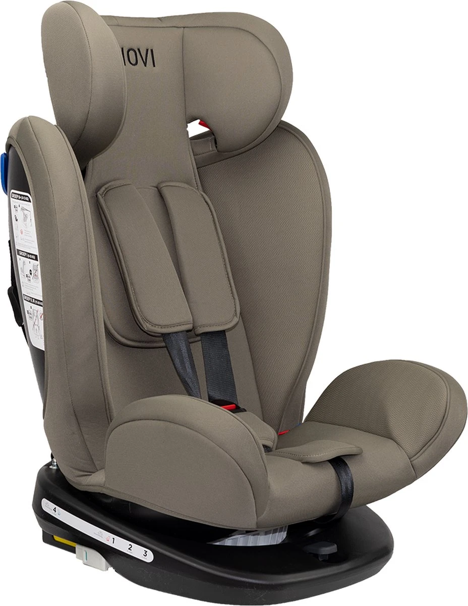 Autostoel Novi Baby® Goliath Premium 0-1-2-3 Isofix Rotation Dark Taupe 6 Autostoel Novi Baby® Goliath Premium 0-1-2-3 Isofix Rotation Dark Taupe - Afbeelding 6