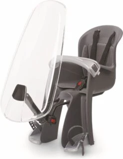 Polisport Bilby - Fietsstoeltje Voor + Windscherm - Zwart -Aanbiedingen BIBS Winkel 930x1200 11