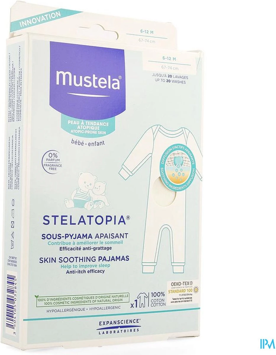Mustela Bébé Stelatopia Sous-Pyjama Apaisant Accessoire 6-12 Maanden 1Stuks 6 Mustela Bébé Stelatopia Sous-Pyjama Apaisant Accessoire 6-12 Maanden 1Stuks - Afbeelding 6