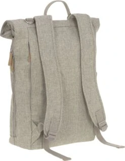 LÄSSIG Luiertas Rolltop Backpack Rugzak Incl Verschoningsmatje Choco Mélange Limited Edition -Aanbiedingen BIBS Winkel 933x1200 9